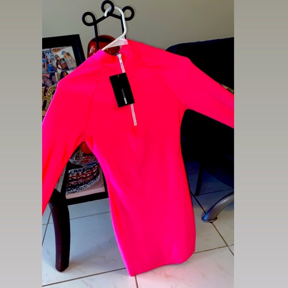 Pink fashion nova jumpsuit/dress - Picture 1 of 1